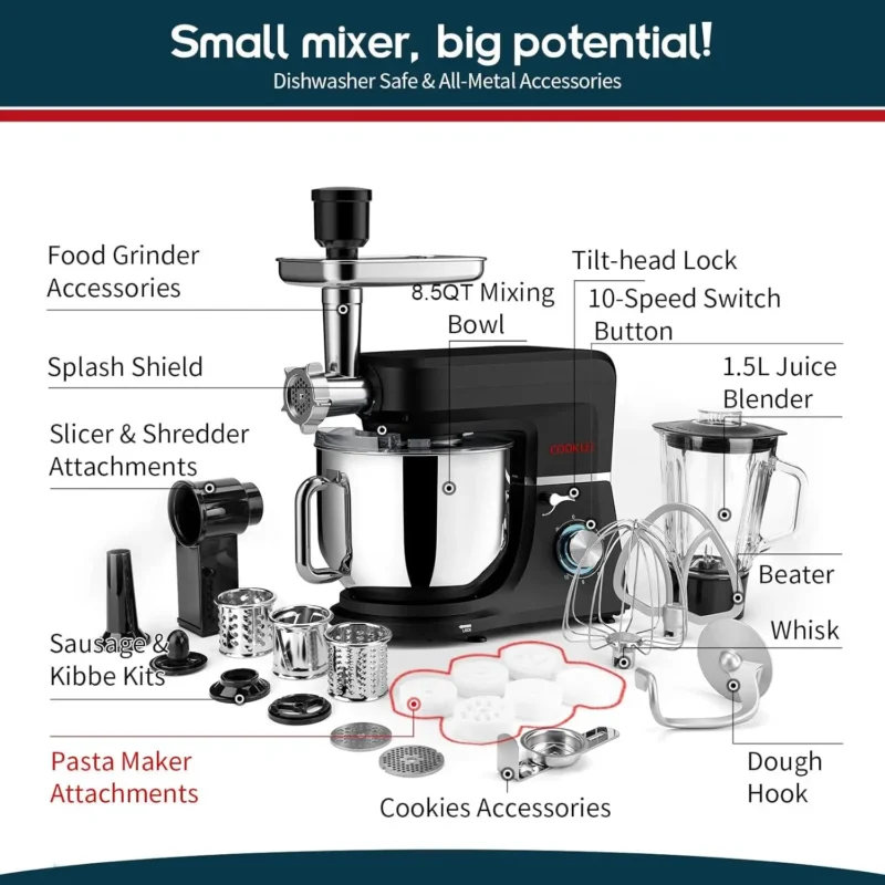 6-IN-1 Stand Mixer, - Image 2