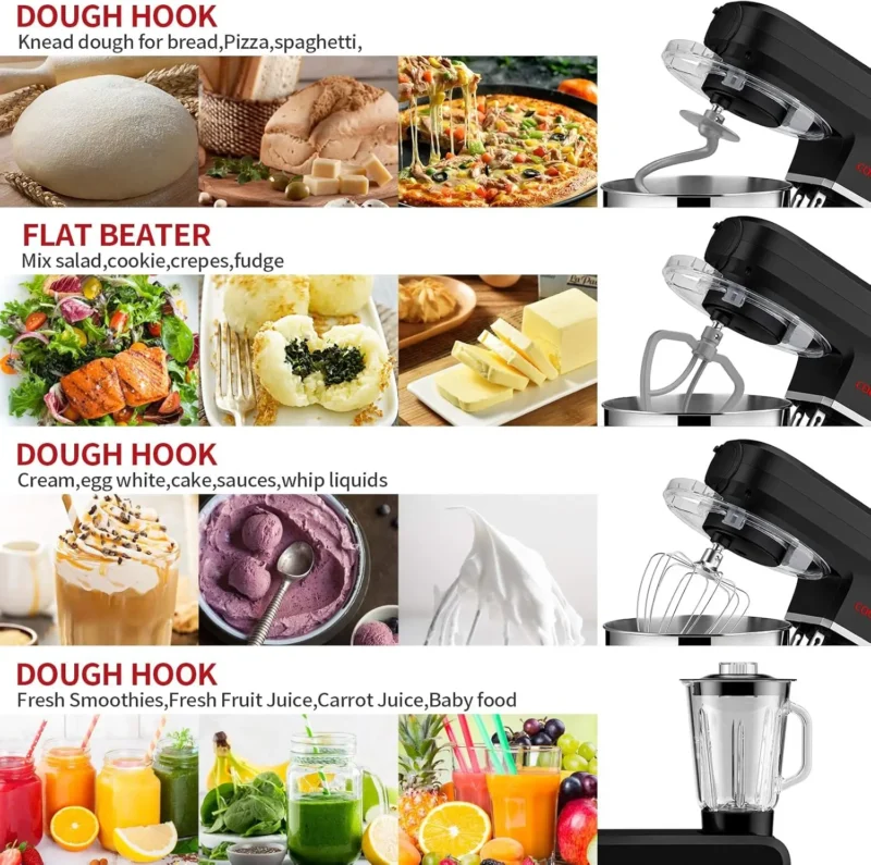 6-IN-1 Stand Mixer, - Image 4